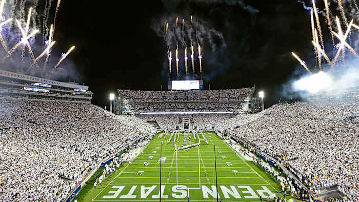 Penn State's white out in 2019
